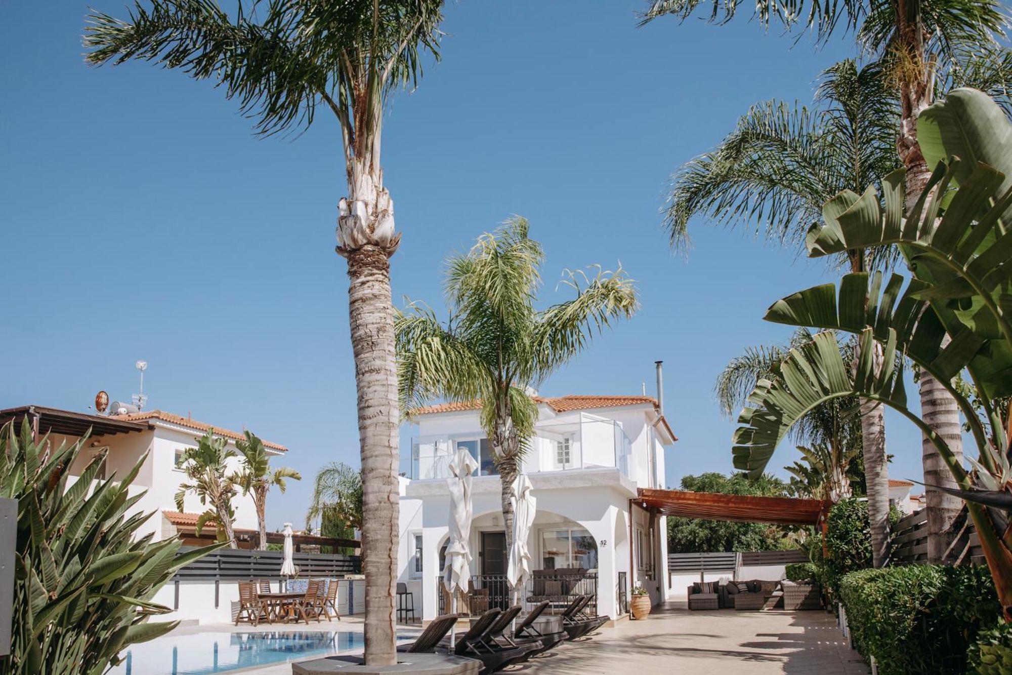 Sunset Villa Private Complex Heated Pool Agia Napa Buitenkant foto