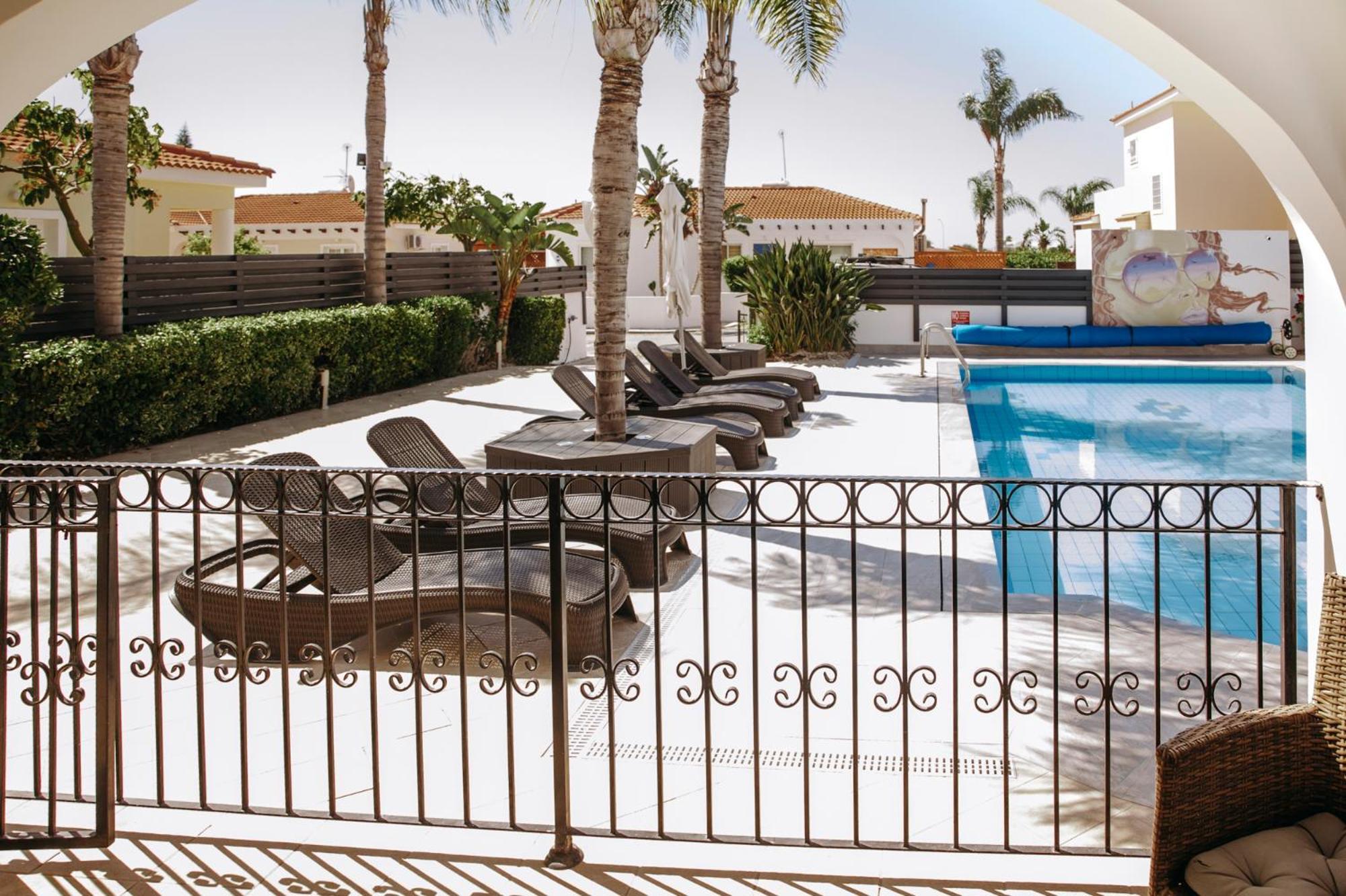 Sunset Villa Private Complex Heated Pool Agia Napa Buitenkant foto