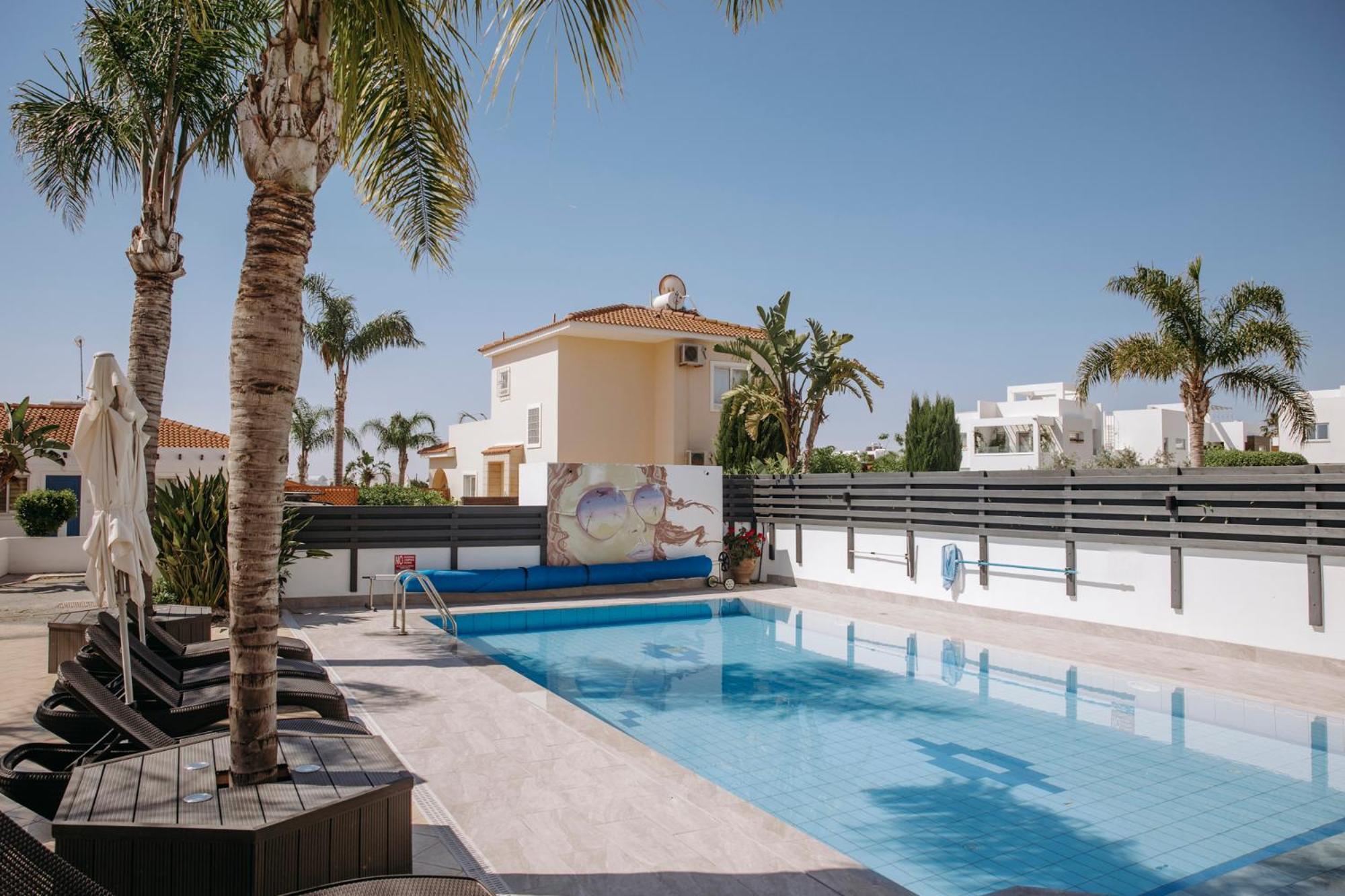 Sunset Villa Private Complex Heated Pool Agia Napa Buitenkant foto