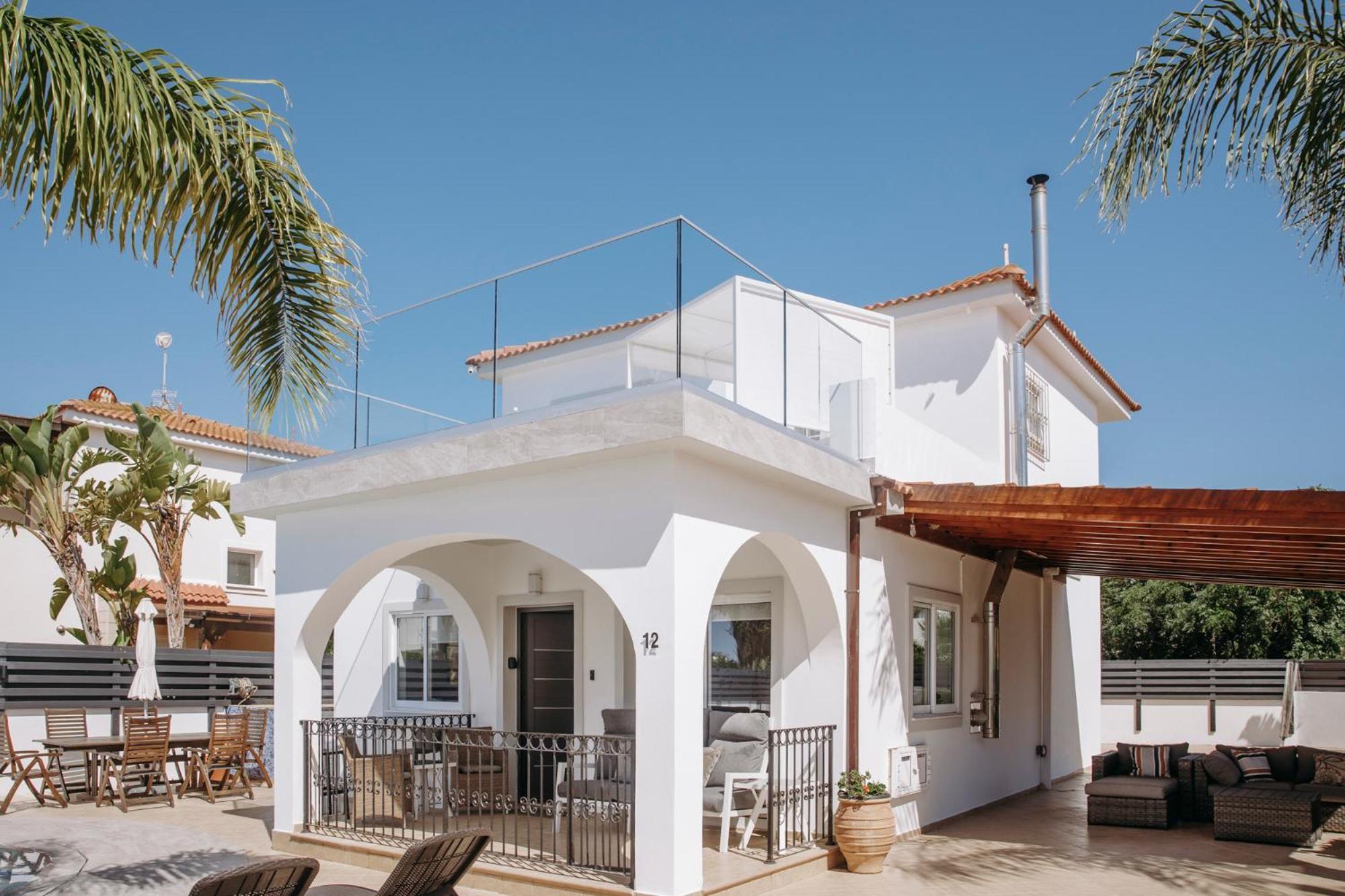 Sunset Villa Private Complex Heated Pool Agia Napa Buitenkant foto