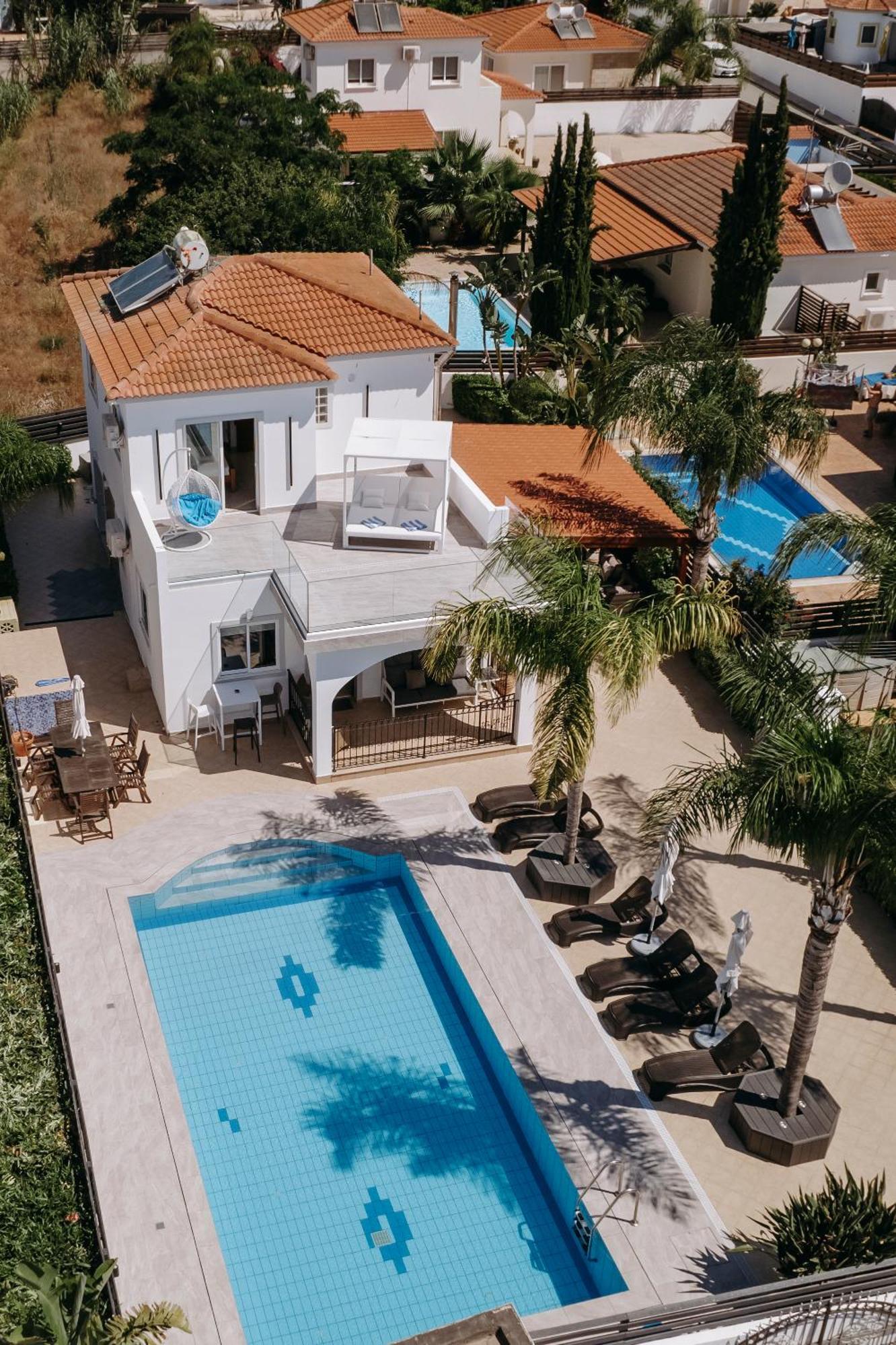 Sunset Villa Private Complex Heated Pool Agia Napa Buitenkant foto